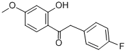 2-(4-Fluorophenyl)-1-(2-hydroxy-4-methoxyphenyl)ethanone CAS#: 128040-46-0