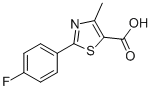 2-(4-Fluorophenyl)-4-methyl-5-thiazolecarboxylicacid CAS#: 144060-99-1
