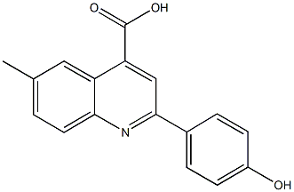 2-(4-HYDROXY-PHENYL)-6-METHYL-QUINOLINE-4-CARBOXYLIC ACID CAS#: 116734-15-7