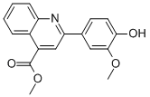 2-(4-Hydroxy-3-methoxy-phenyl)-quinoline-4-carboxylic acid methyl ester CAS#: 133676-10-5