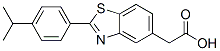 2-(4-Isopropylphenyl)-5-benzothiazoleacetic acid CAS#: 36782-45-3