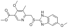 2-[(4-METHOXY-5-METHOXYCARBONYL-3-METHYL-2-PYRIDINYL)-METHYLSULFINYL]-5-METHOXYBENZIMIDAZOLE CAS#: 120003-83-0