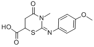 2-(4-METHOXY-PHENYLIMINO)-3-METHYL-4-OXO-[1,3]THIAZINANE-6-CARBOXYLIC ACID CAS#: 309265-90-5