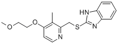 2-[(4-METHOXYETHOXY-3-METHYL-2-PYRIDINYL)-METHYLTHIO]-BENZIMIDAZOLE CAS#: 121306-31-8