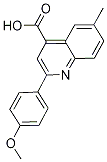 2-(4-METHOXYPHENYL)-6-METHYLQUINOLINE-4-CARBOXYLIC ACID CAS#: 116734-22-6