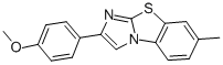 2-(4-METHOXYPHENYL)-7-METHYLIMIDAZO[2,1-B][1,3]BENZOTHIAZOLE CAS#: 38956-32-0
