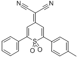 2-(4-METHYLPHENYL)-6-PHENYL-4H-THIOPYRAN-4-YLIDENE-PROPANEDINITRIL-1,1-DIOXIDE CAS#: 135215-38-2