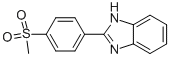 2-(4-[METHYLSULFONYL]PHENYL)-1H-BENZIMIDAZOLE CAS#: 143426-39-5