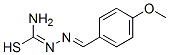 [2-(4-Methoxybenzylidene)hydrazono](amino)methanethiol CAS#: 4334-74-1