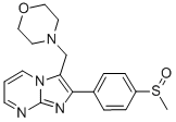 2-[4-(Methylsulfinyl)phenyl]-3-(4-morpholinylmethyl)imidazo[1,2-a]pyrimidine CAS#: 3415-13-2