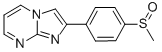 2-[4-(Methylsulfinyl)phenyl]imidazo[1,2-a]pyrimidine CAS#: 3458-55-7