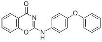 2-[(4-PHENOXYPHENYL)AMINO]-4H-1-BENZOXAZIN-4-ONE CAS#: 282529-86-6