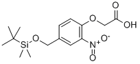 2-[4-(TERT-BUTYLDIMETHYLSILYLOXYMETHYL)-2-NITROPHENOXY]ACETIC ACID CAS#: 308815-83-0