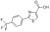 2-(4-TRIFLUOROMETHYL-PHENYL)-THIAZOLE-4-CARBOXYLIC ACID CAS#: 144061-16-5