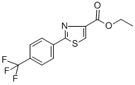 2-(4-TRIFLUOROMETHYL-PHENYL)-THIAZOLE-4-CARBOXYLIC ACID ETHYL ESTER CAS#: 132089-39-5