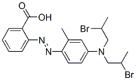 2-[[4-[bis(2-bromopropyl)amino]-2-tolyl]azo]benzoic acid CAS#: 39669-49-3