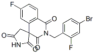 2-((4-bromo-2-fluorophenyl)methyl)-6-fluorospiro(isoquinoline-4(1H),3'-pyrrolidine)-1,2',3,5'(2H)-tetrone CAS#: 155683-53-7