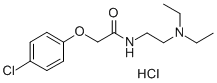2-(4-chlorophenoxy)-N-[2-(diethylamino)ethyl]acetamide monohydrochloride CAS#: 3482-74-4