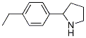 2-(4-ethylphenyl)pyrrolidine CAS#: 298690-91-2