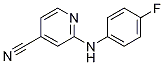2-[(4-fluorophenyl)amino]isonicotinonitrile CAS#: 137225-11-7
