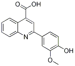 2-(4-hydroxy-3-methoxyphenyl)quinoline-4-carboxylic acid CAS#: 32366-63-5