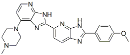2-(4-methoxyphenyl)-5-((4-methylpiperazin-1-yl)-3H-imidazo(4,5-b)pyridin-2-yl)-3H-imidazo(4,5-b)pyridine CAS#: 142764-75-8