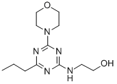 2-(4-morpholino-6-propyl-1,3,5-triazin-2-yl)aminoethanol CAS#: 127390-77-6