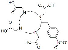 2-(4-nitrobenzyl)-1,4,7,10-tetraazacyclododecane-N,N',N'',N'''-tetraacetic acid CAS#: 123317-51-1