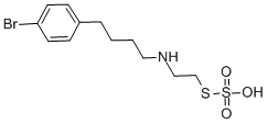 2-((4-(p-Bromophenyl)butyl)amino)ethanethiol, hydrogen sulfate (ester) CAS#: 38914-43-1