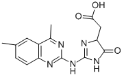 [2-(4,6-DIMETHYL-QUINAZOLIN-2-YLAMINO)-5-OXO-4,5-DIHYDRO-1H-IMIDAZOL-4-YL]-ACETIC ACID CAS#: 345951-23-7