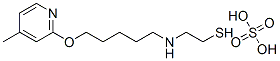 2-[5-(4-Methyl-2-pyridyloxy)pentyl]aminoethanethiol sulfate CAS#: 41287-10-9