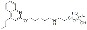 2-[5-(4-Propyl-2-quinolyloxy)pentyl]aminoethanethiol sulfate CAS#: 41287-42-7
