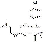 2-[5-(4-chlorophenyl)-7,7-dimethyl-8-methylidene-tetralin-2-yl]oxy-N,N -dimethyl-ethanamine CAS#: 147241-86-9