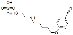 2-[5-(5-Cyano-2-pyridyloxy)pentyl]aminoethanethiol sulfate CAS#: 41287-12-1