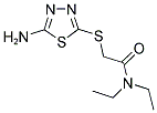 2-[(5-AMINO-1,3,4-THIADIAZOL-2-YL)SULFANYL]-N,N-DIETHYLACETAMIDE CAS#: 332393-85-8