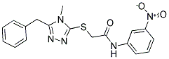 2-[(5-BENZYL-4-METHYL-4H-1,2,4-TRIAZOL-3-YL)SULFANYL]-N-(3-NITROPHENYL)ACETAMIDE CAS#: 298218-09-4