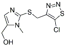 (2-([(5-CHLORO-1,2,3-THIADIAZOL-4-YL)METHYL]SULFANYL)-1-METHYL-1H-IMIDAZOL-5-YL)METHANOL CAS#: 338422-47-2