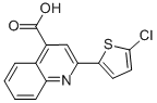 2-(5-CHLORO-THIOPHEN-2-YL)-QUINOLINE-4-CARBOXYLIC ACID CAS#: 329222-93-7