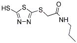 2-[(5-MERCAPTO-1,3,4-THIADIAZOL-2-YL)THIO]-N-PROPYLACETAMIDE CAS#: 155329-60-5