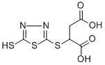 2-(5-MERCAPTO-1,3,4-THIADIAZOL-2-YLTHIO)SUCCINIC ACID CAS#: 125605-97-2