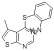2-[(5-METHYLTHIENO[2,3-D]PYRIMIDIN-4-YL)THIO]ANILINE CAS#: 175137-24-3