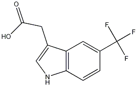 2-(5-Trifluoromethyl-1H-indol-3-yl)acetic acid CAS#: 378802-40-5