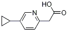 2-(5-cyclopropylpyridin-2-yl)acetic acid CAS#: 121131-75-7
