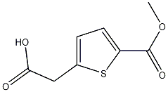 2-(5-(methoxycarbonyl)thiophen-2-yl)acetic acid CAS#: 142667-06-9