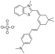 2-{6[-(4-Dimethylaminophenyl)-2,4-neopentenylene]-1,3,5-hexatrienyl}-3-methylbenzthiazoliumperchlorate CAS#: 120528-73-6