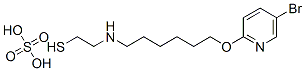 2-[6-(5-Bromo-2-pyridyloxy)hexyl]aminoethanethiol sulfate CAS#: 41287-13-2