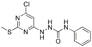 2-[6-CHLORO-2-(METHYLSULFANYL)-4-PYRIMIDINYL]-N-PHENYL-1-HYDRAZINECARBOXAMIDE CAS#: 339017-97-9