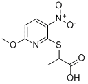 2-[(6-METHOXY-3-NITRO-2-PYRIDYL)THIO]PROPANOIC ACID CAS#: 175205-01-3