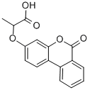 2-(6-OXO-6H-BENZO[C]CHROMEN-3-YLOXY)-PROPIONIC ACID CAS#: 303016-29-7