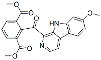 2-[(7-Methoxy-9H-pyrido[3,4-b]indol-1-yl)carbonyl]-1,3-benzenedicarboxylic acid dimethyl ester CAS#: 31185-76-9